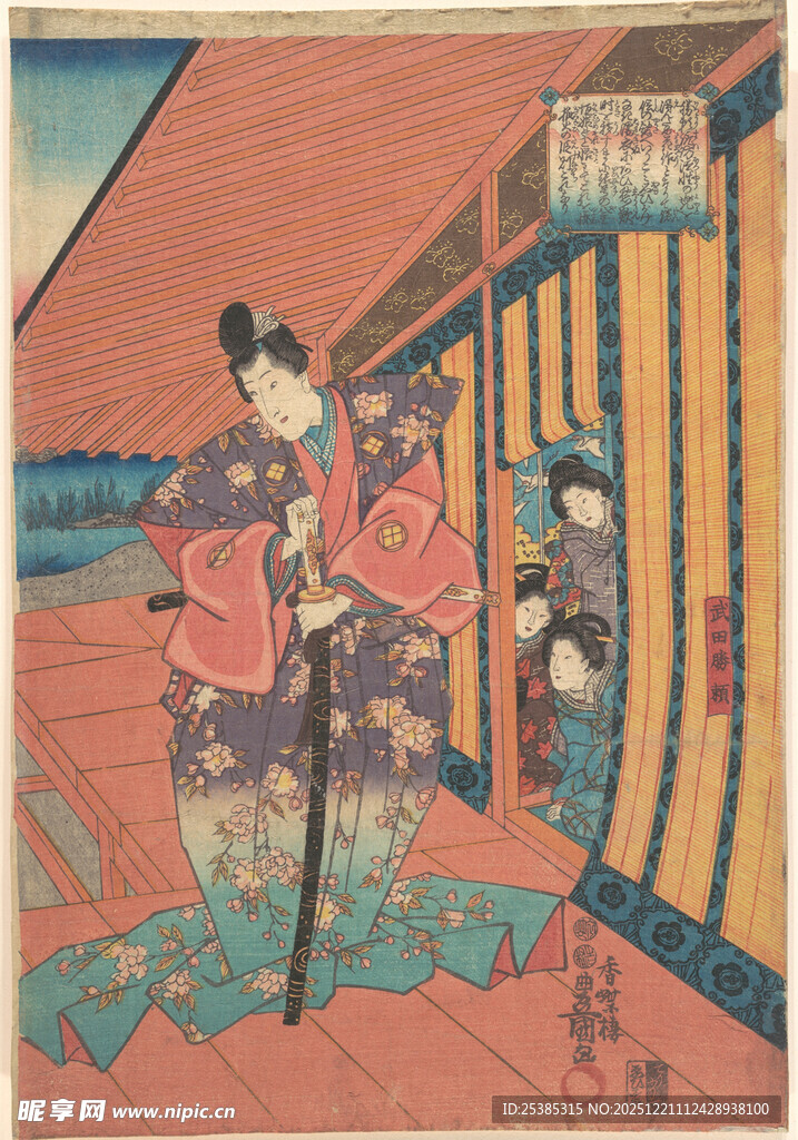 日本传统和服女子场景