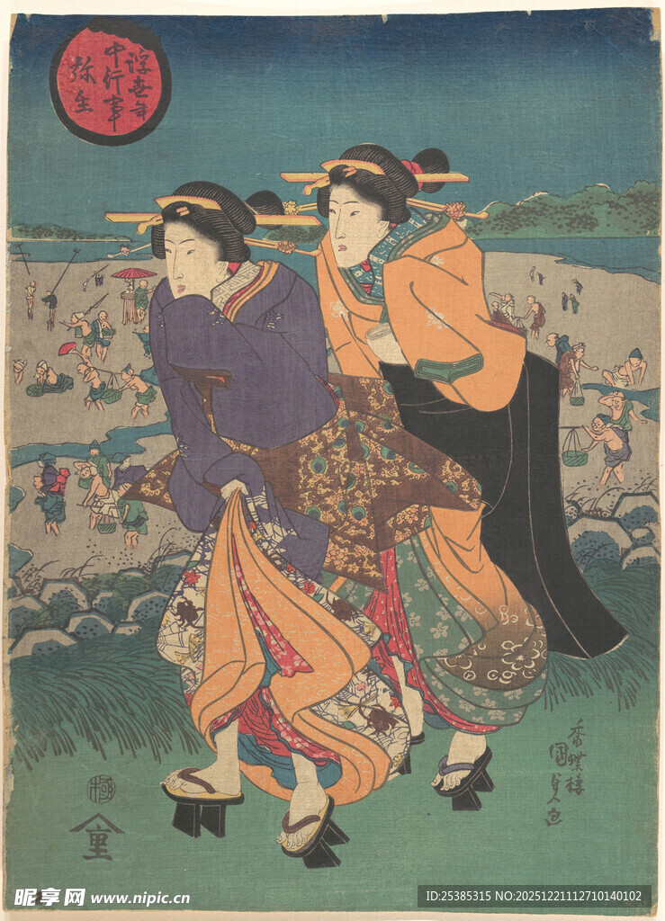 日本传统和服女子