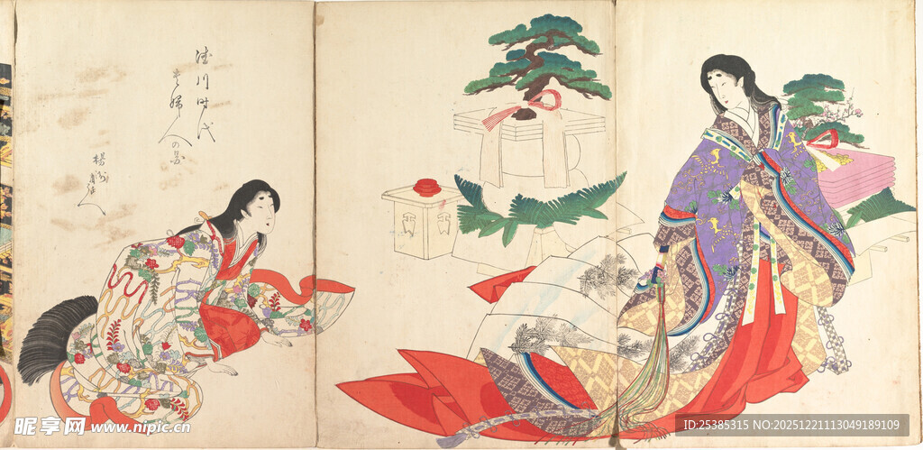 古代仕女图场景