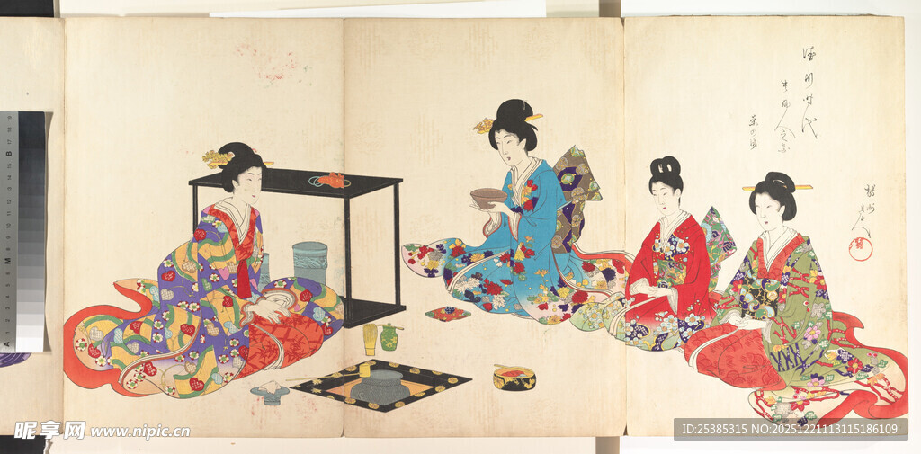 古代仕女雅集图