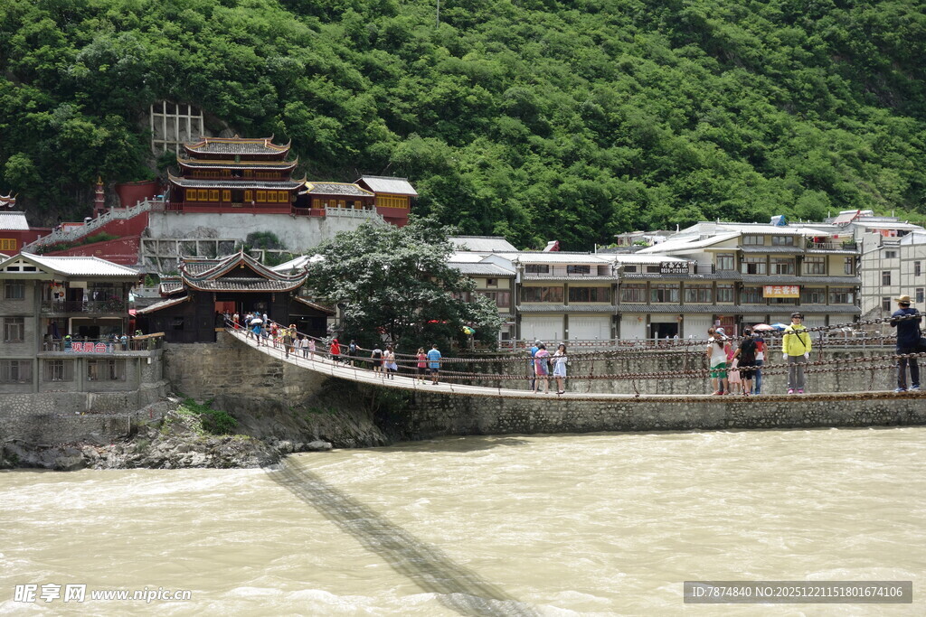 都江堰古桥与周边景致
