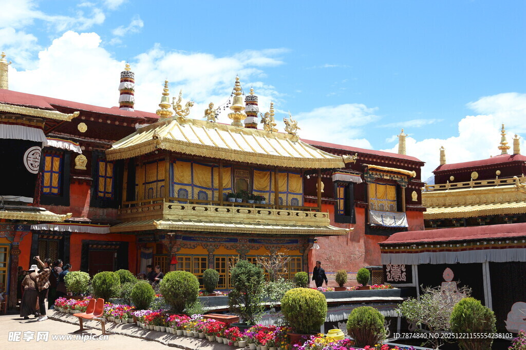 藏式寺庙建筑景观