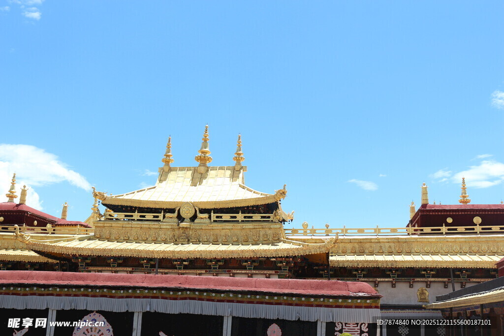 拉萨寺庙建筑景观