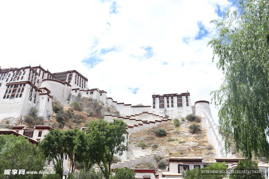 布达拉宫 壮丽的高原宫殿