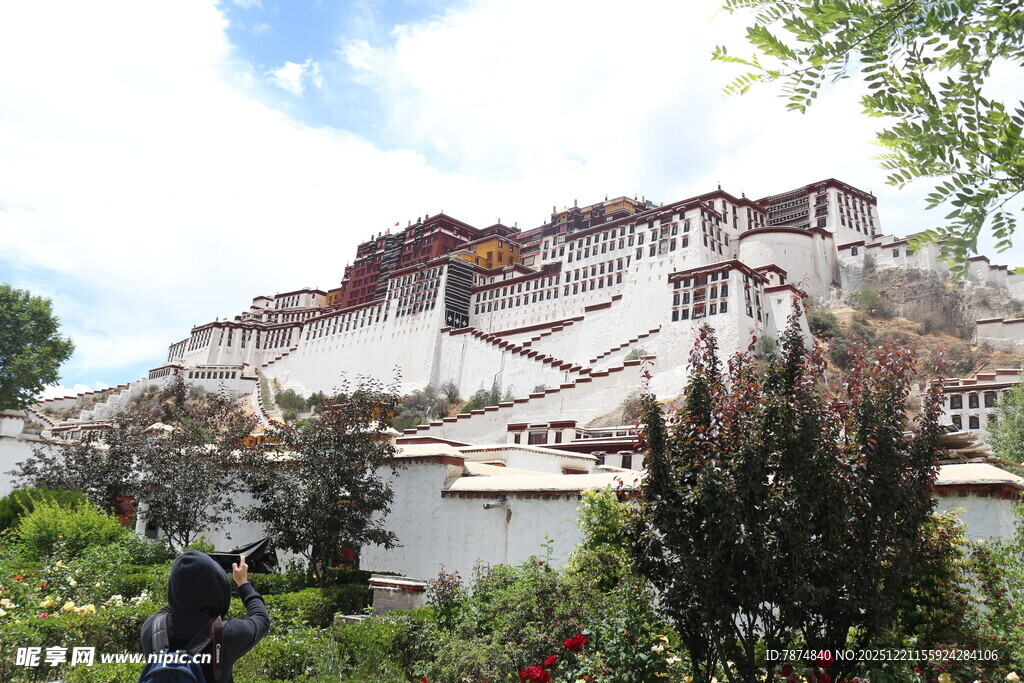 布达拉宫 壮丽的高原宫殿