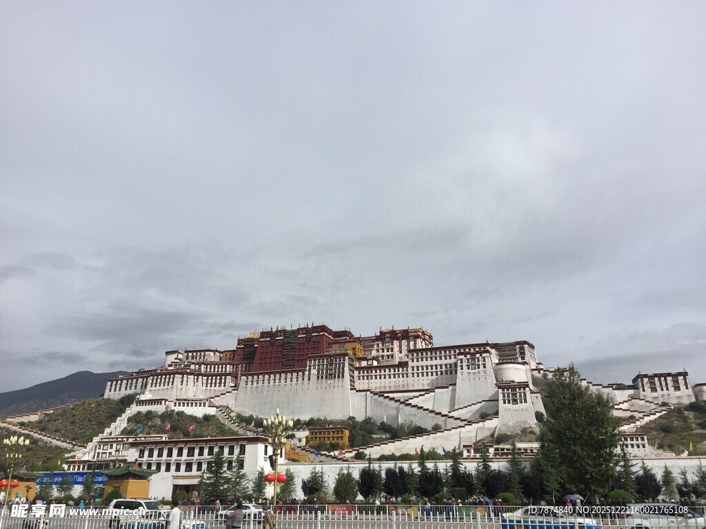 雄伟布达拉宫 雪域壮观景