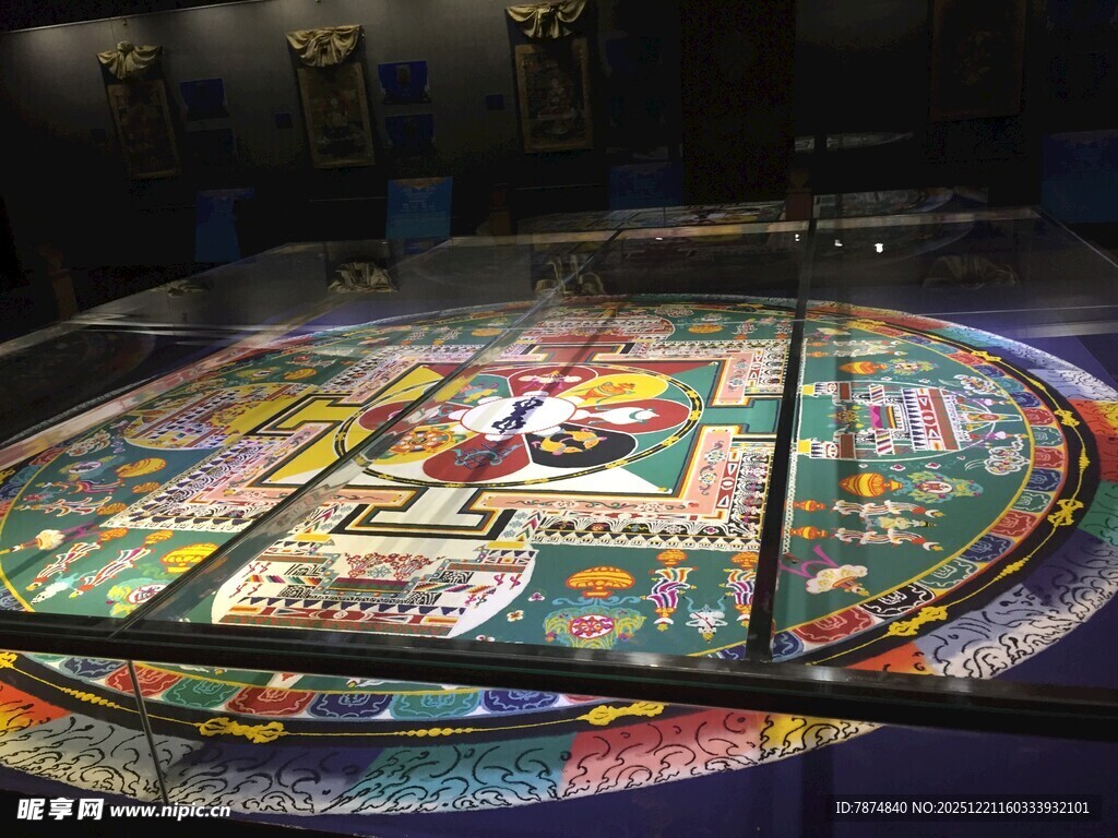 精美圆形彩色艺术图案