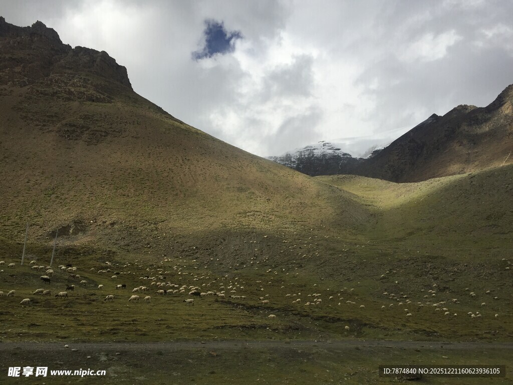 山间草原的壮丽风光
