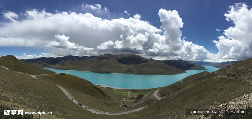 壮美高原湖泊风光