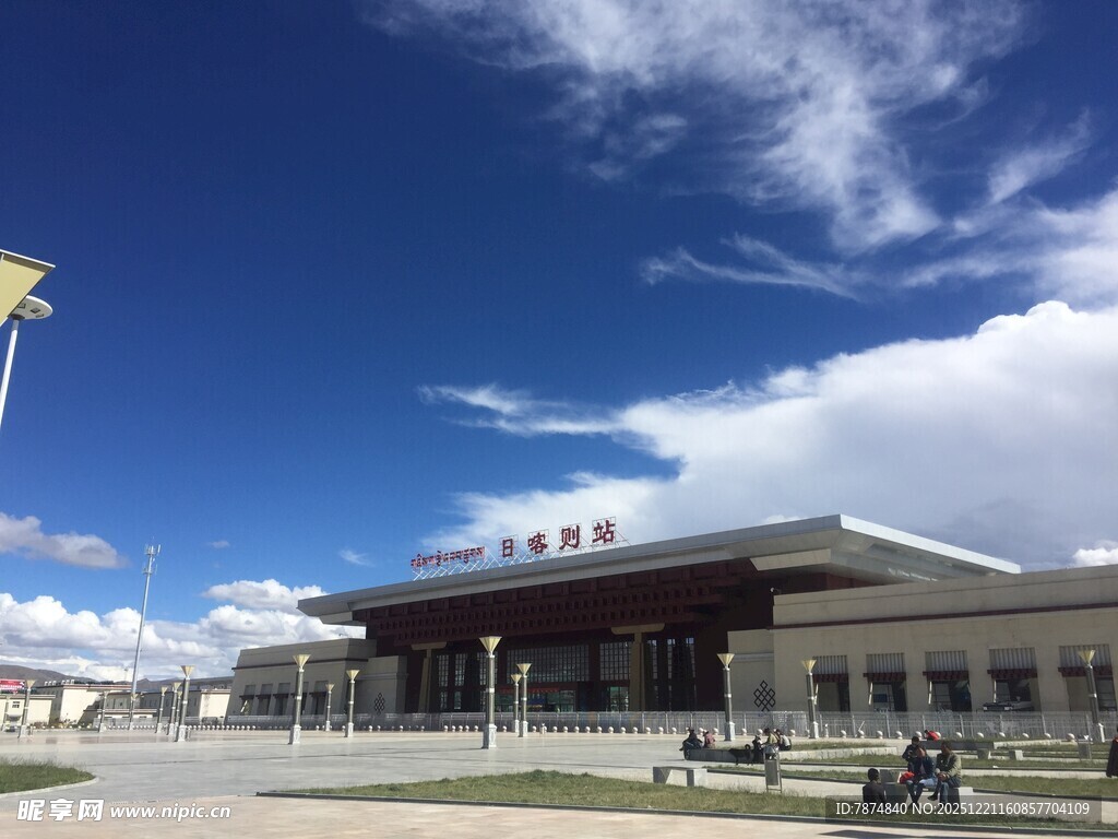 现代风格机场外观建筑