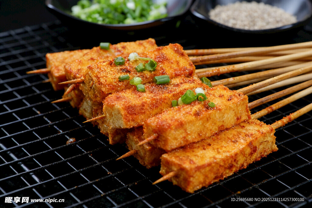 烤豆腐串