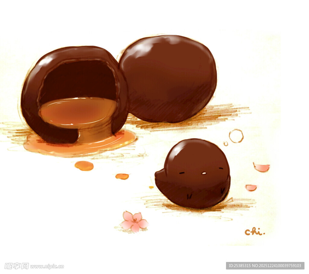 美味流心巧克力