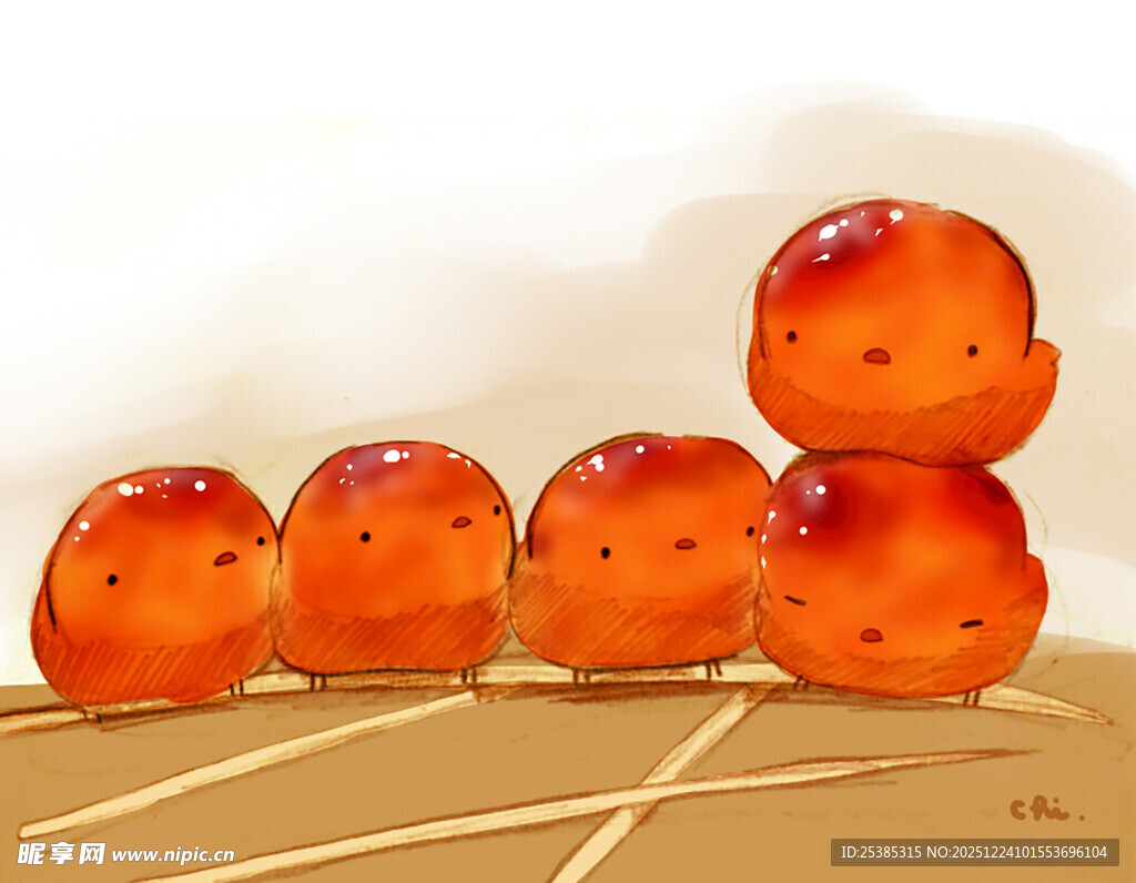 可爱堆叠小果子