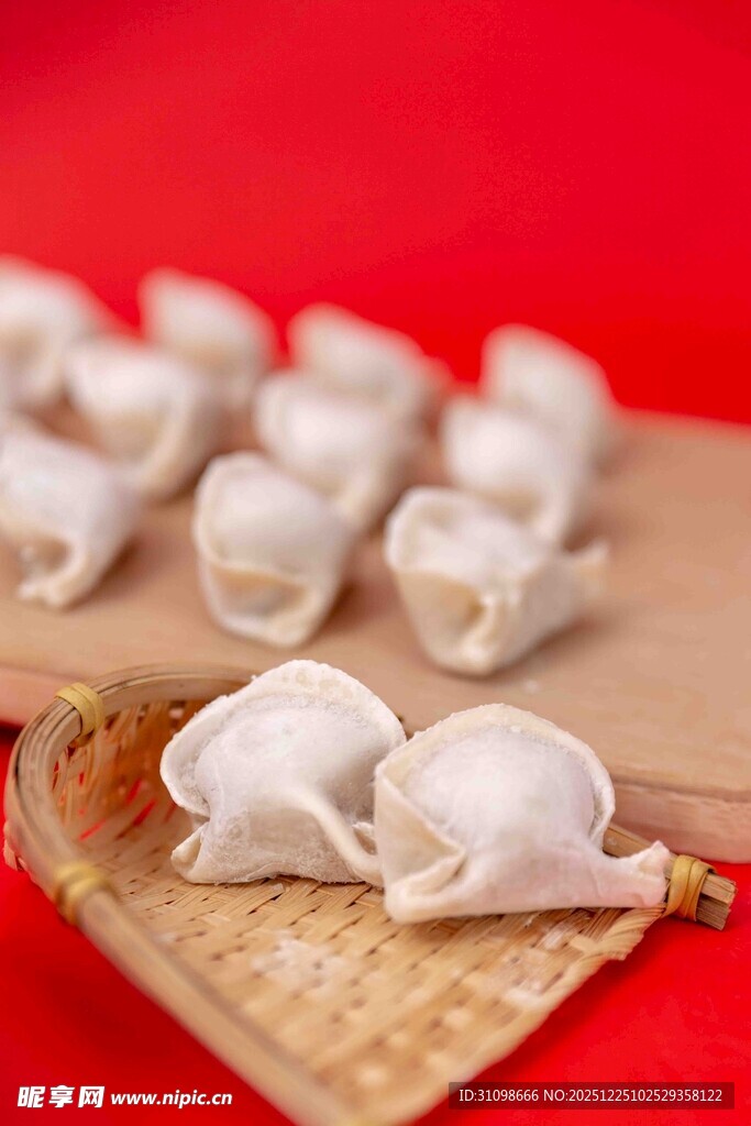 手工包制的美味饺子