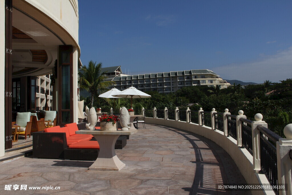 户外露台休闲空间景观
