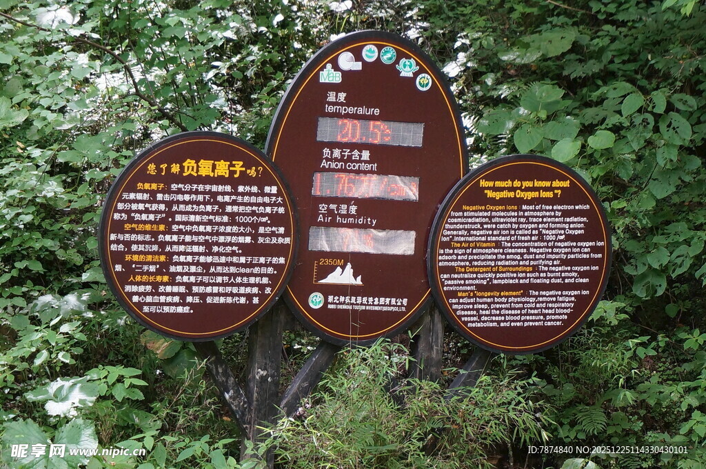 景区指示牌展示多样信息