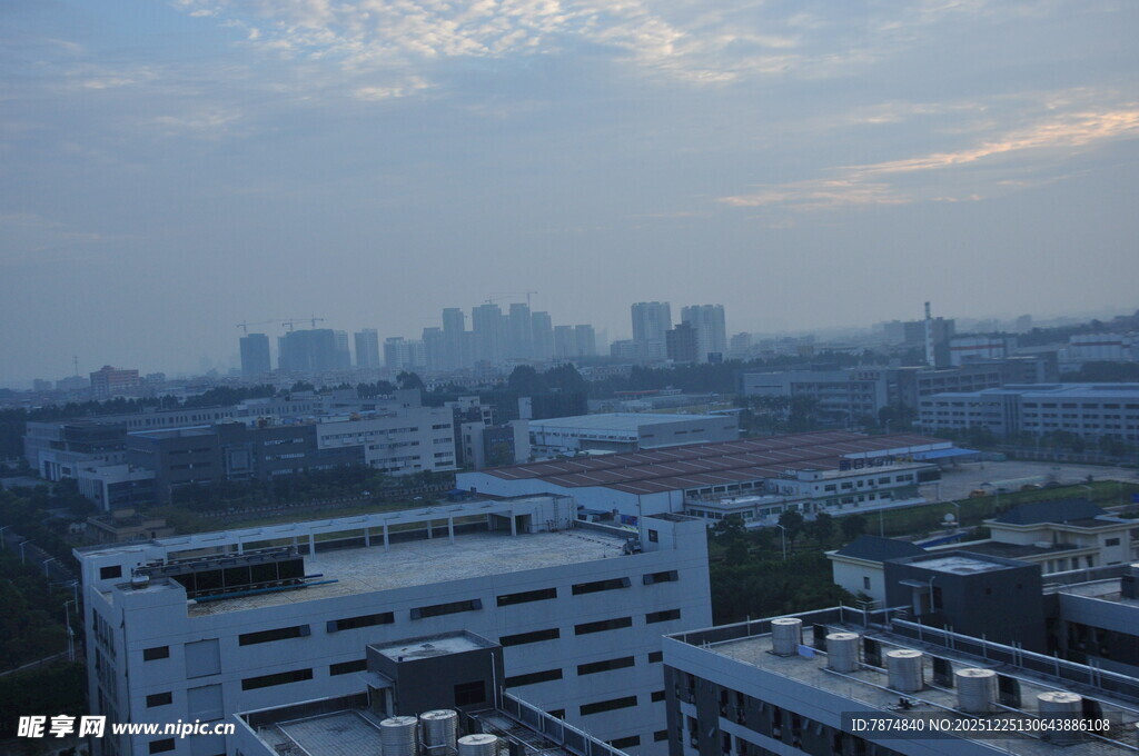 城市建筑远景景观
