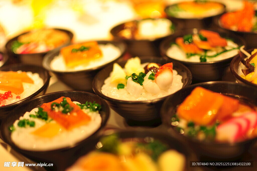 多样美味寿司拼盘