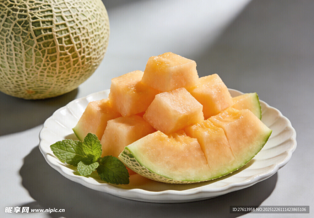 切块哈密瓜