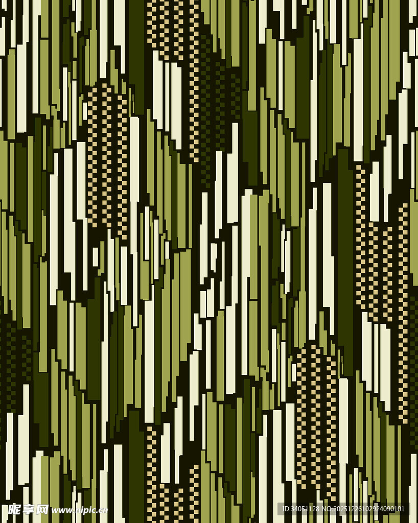 绿色几何条纹图案背景