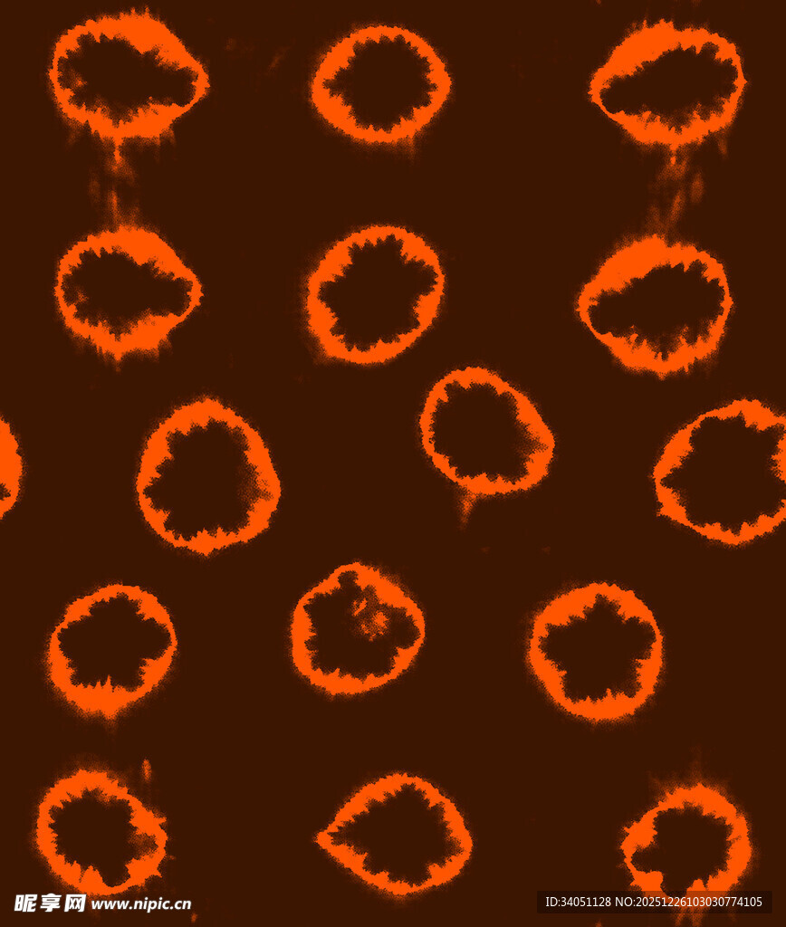 橙色火焰图案背景纹理