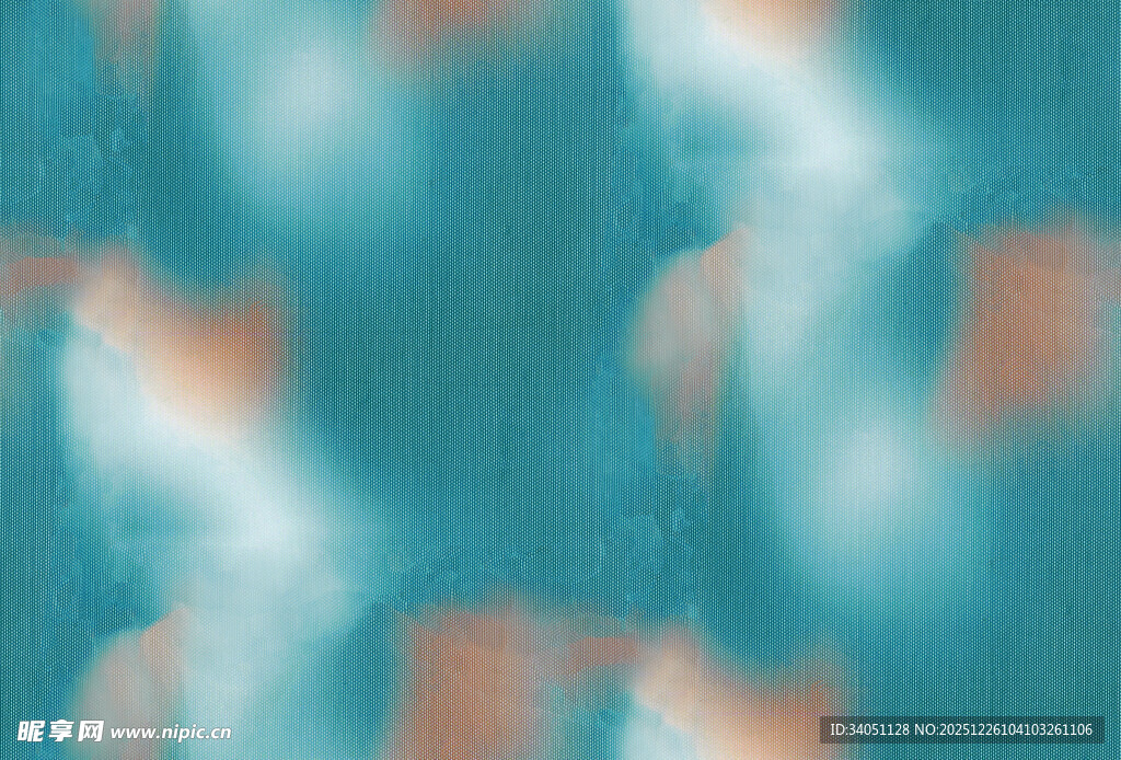 蓝绿橙模糊抽象背景图