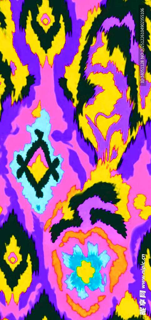 抽象多彩几何图案纹理