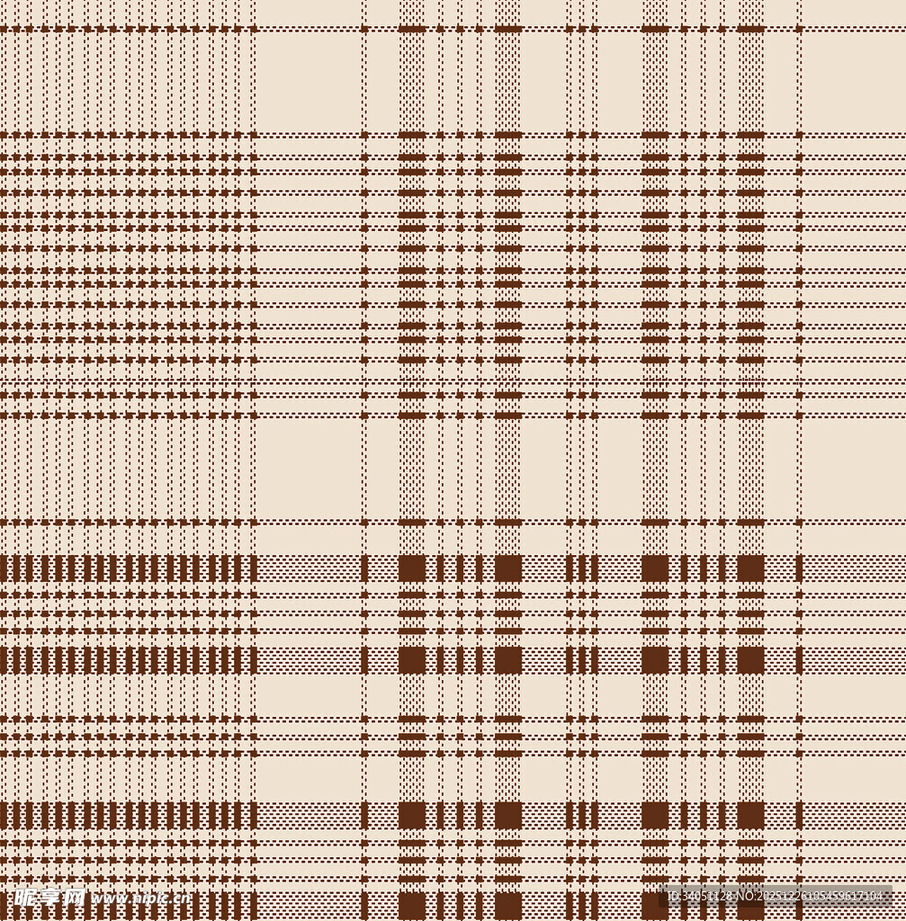 棕色格子纹理图案