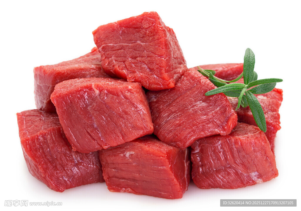 新鲜牛肉块
