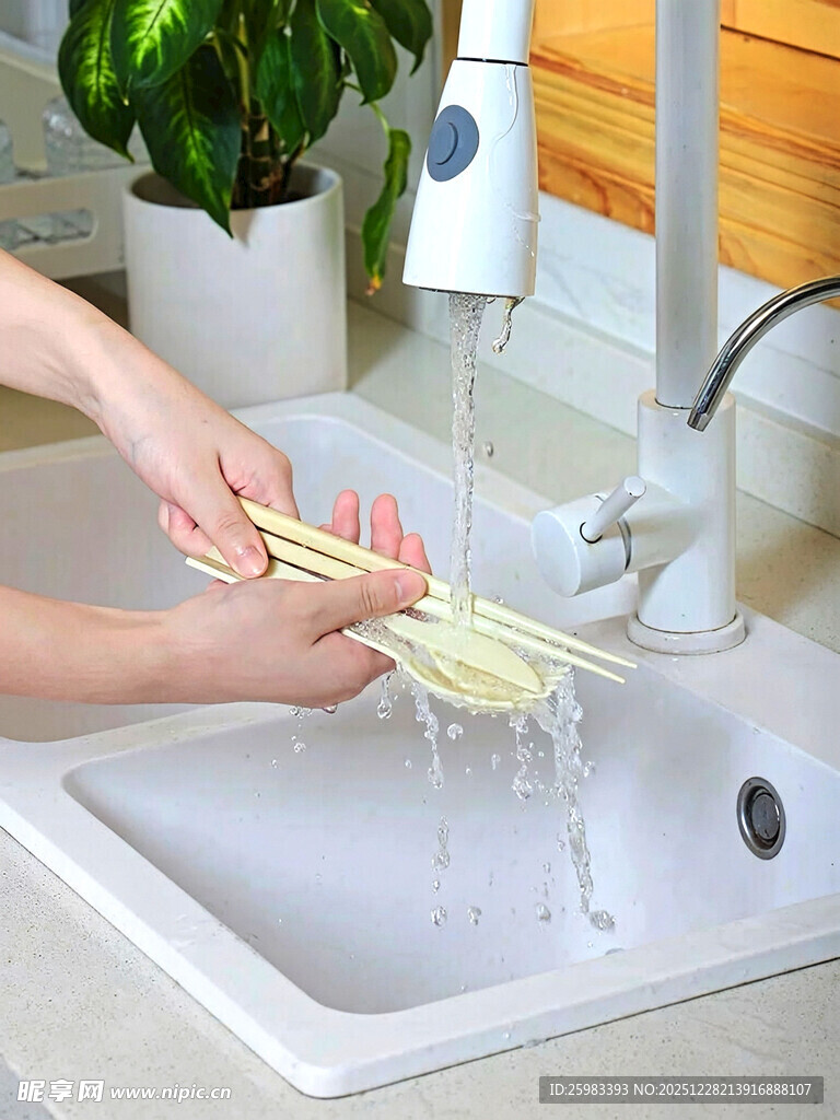 洗筷子