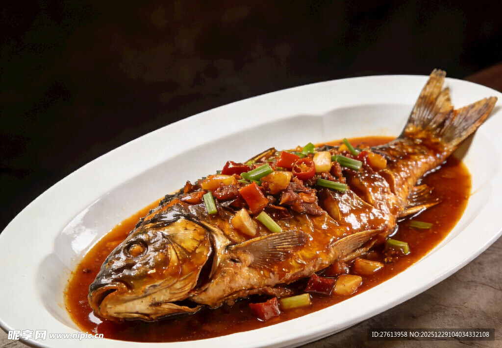 红烧鲫鱼