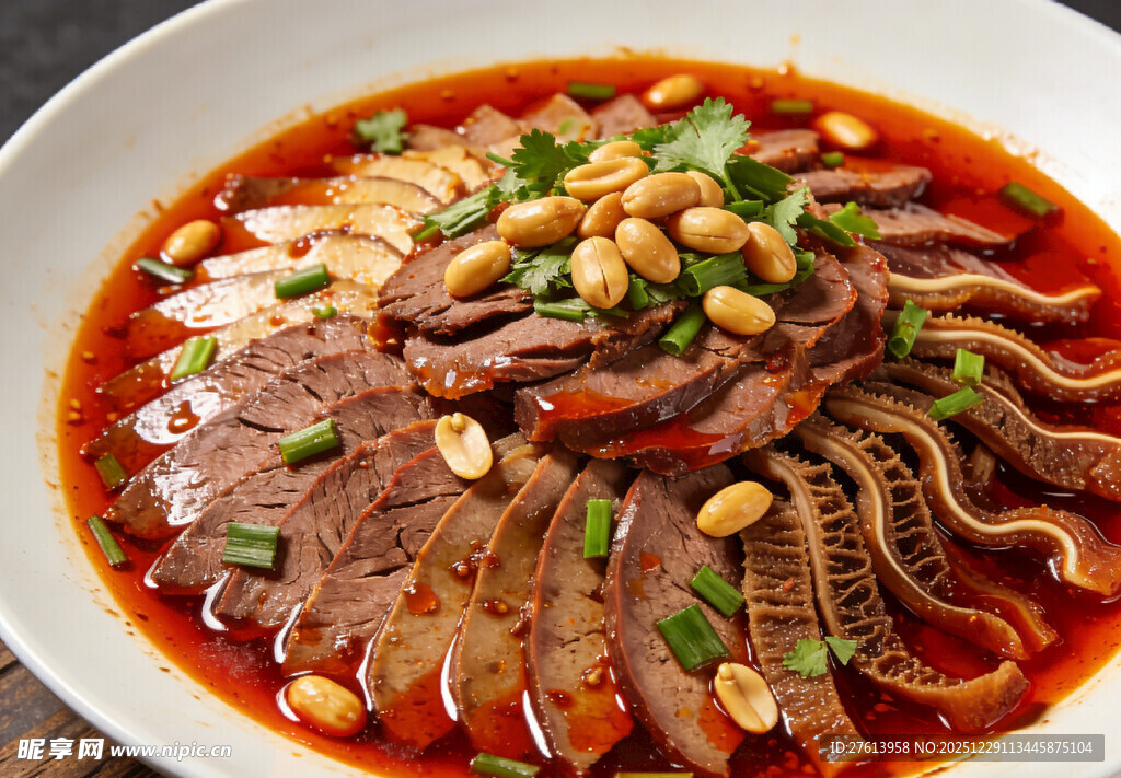 红油凉拌牛杂拼盘