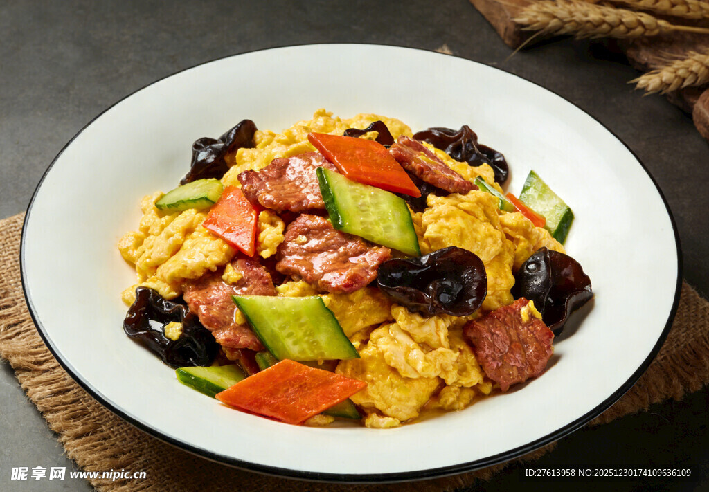 家常炒鸡蛋木耳