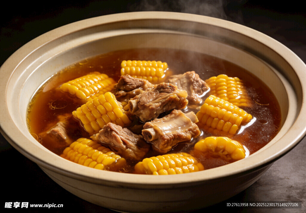 玉米炖排骨
