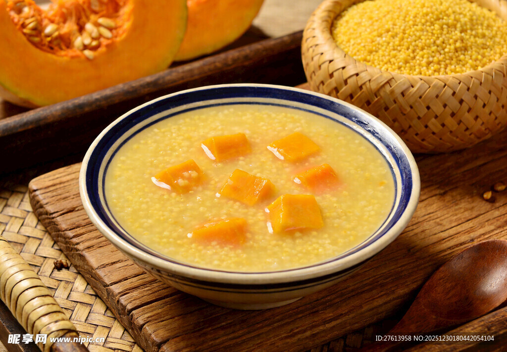 南瓜小米粥
