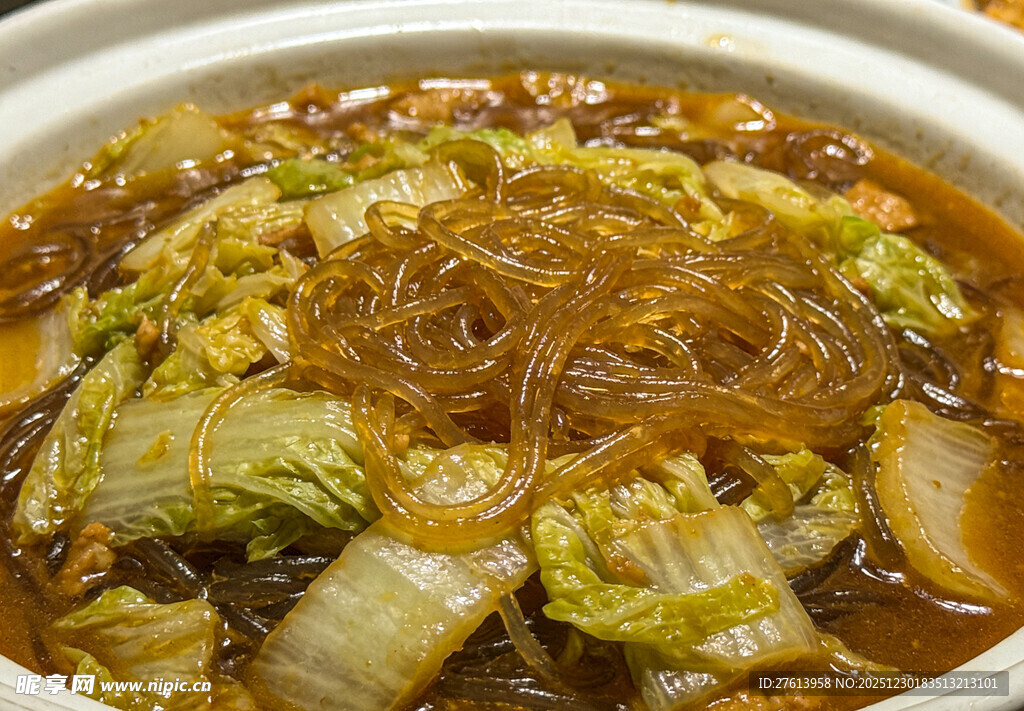 白菜粉条炖菜