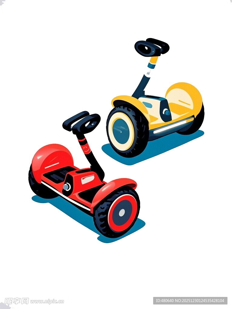 儿童电动平衡车玩具展示