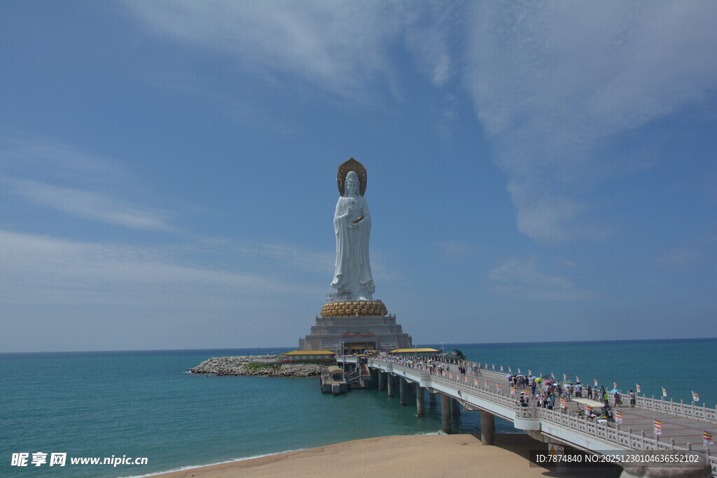 三亚南海观音海上壮观景象