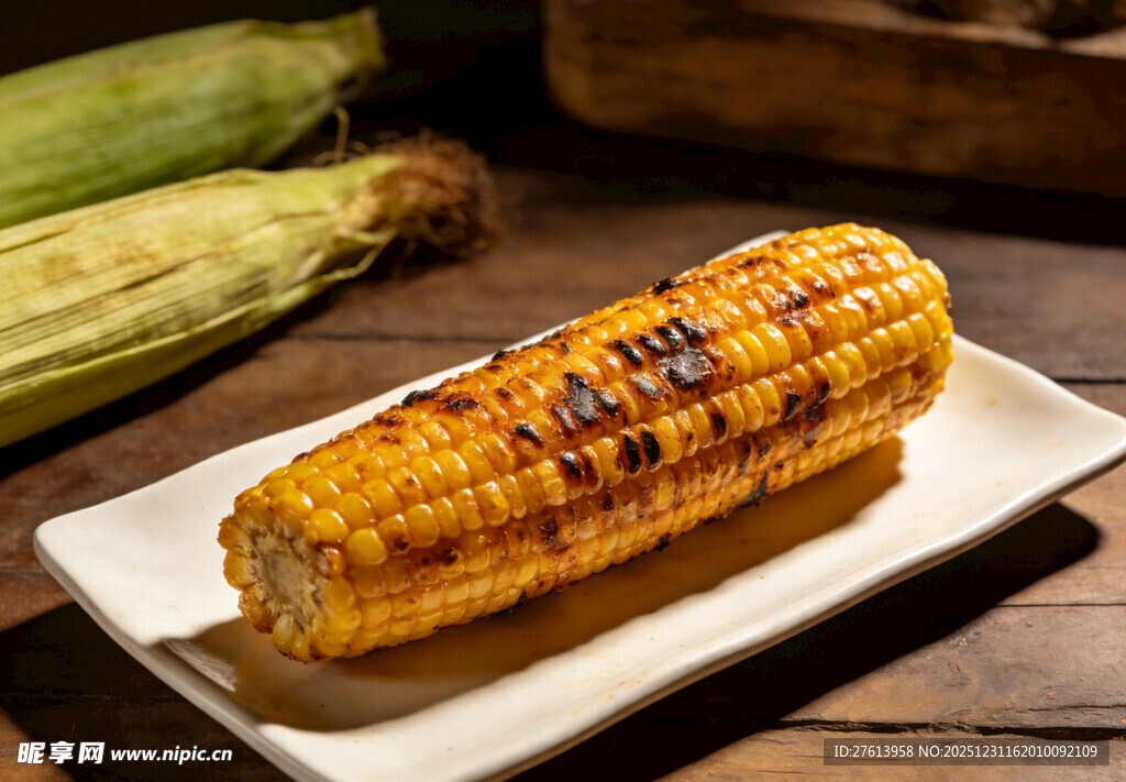 烤玉米