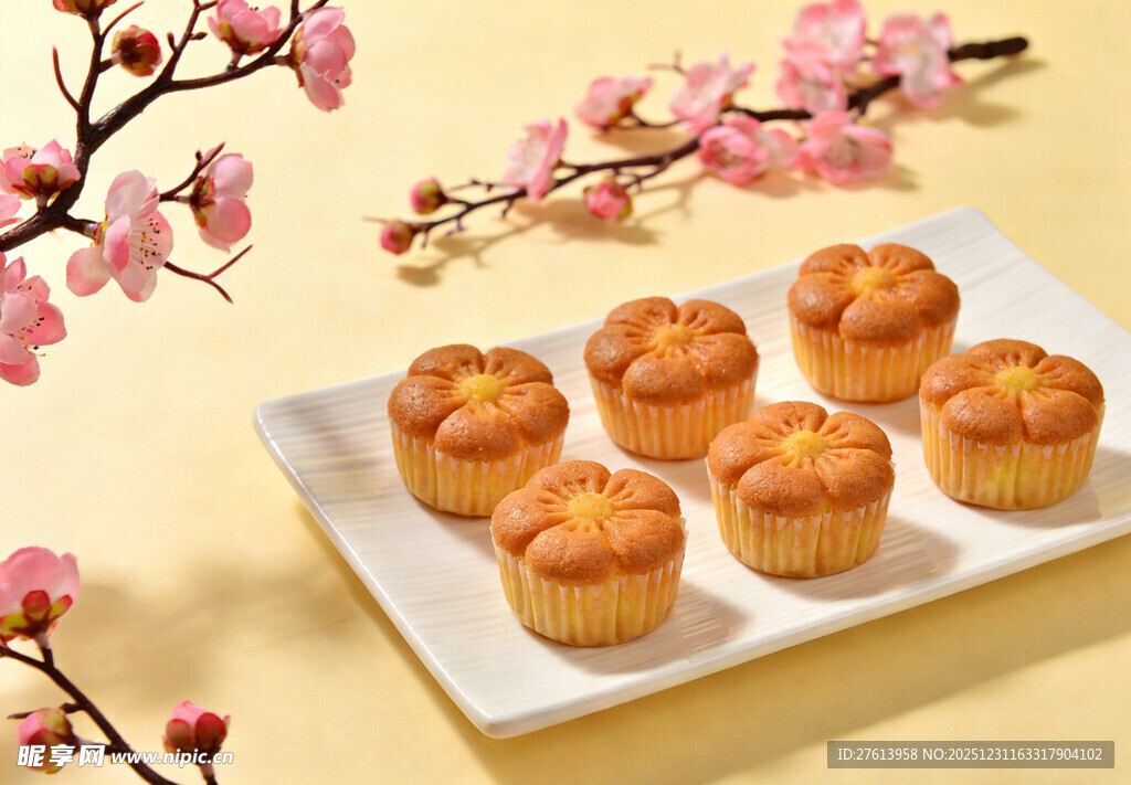梅花小蛋糕