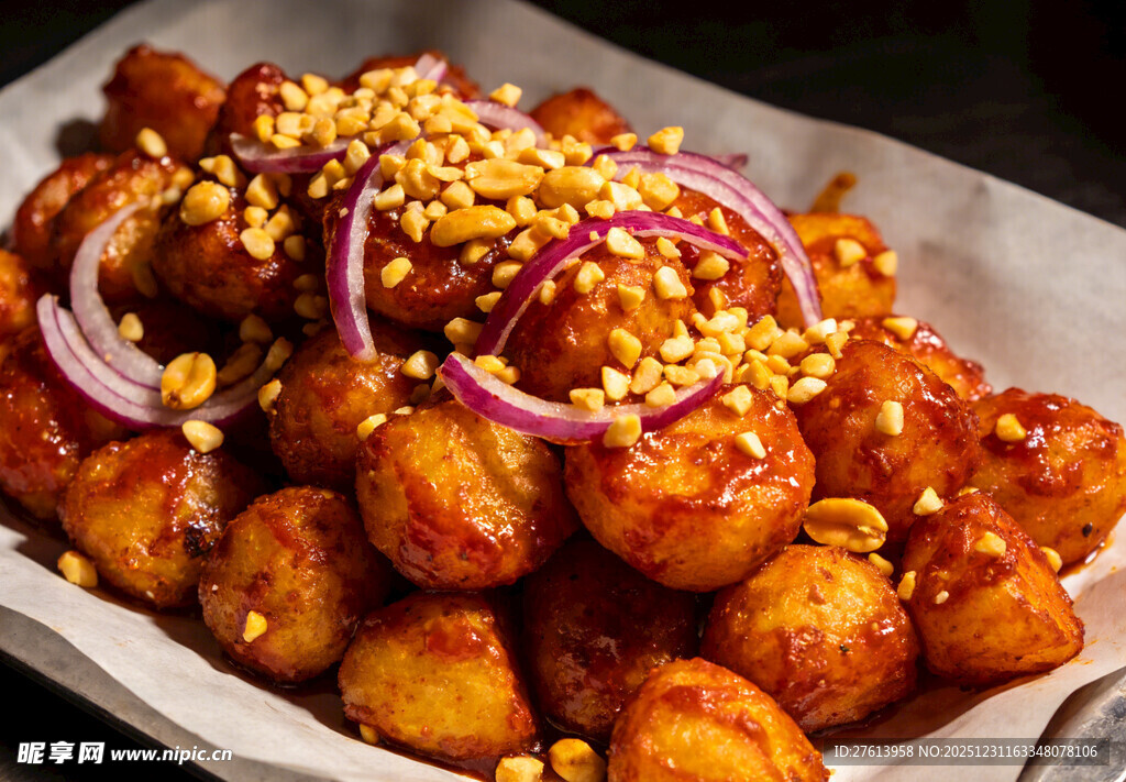 撒料美味炸土豆