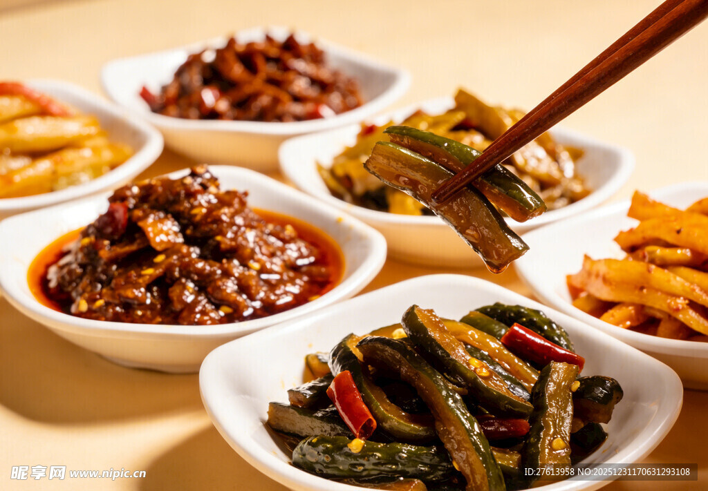 多样美味酱菜组合