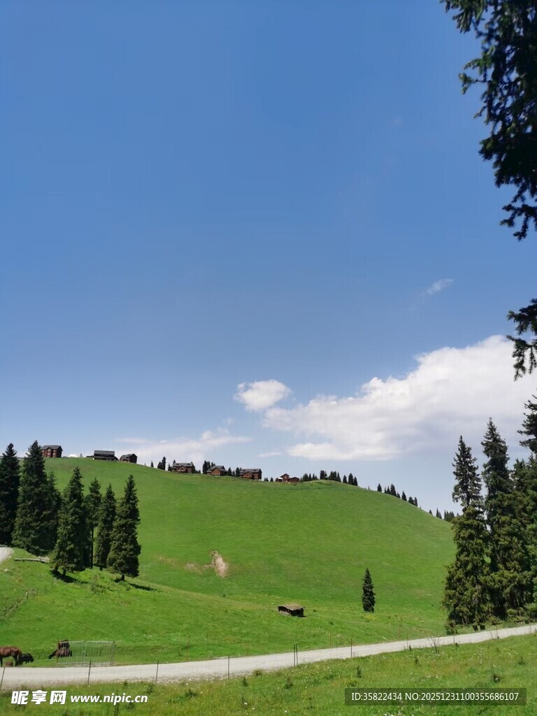 山间绿野 悠然田园风光