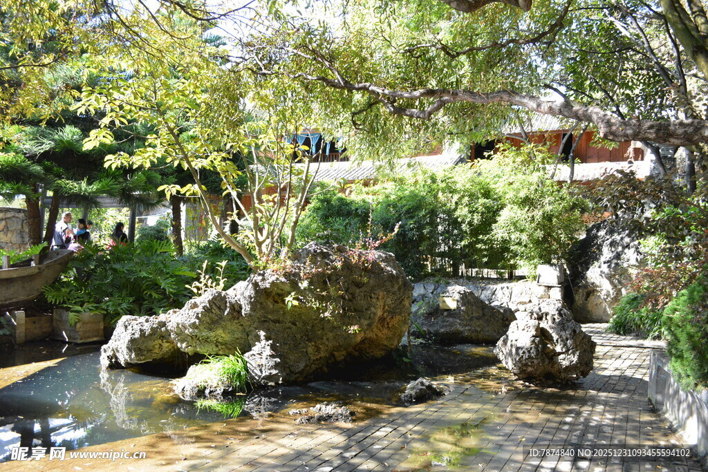 中式园林景观 清幽雅致