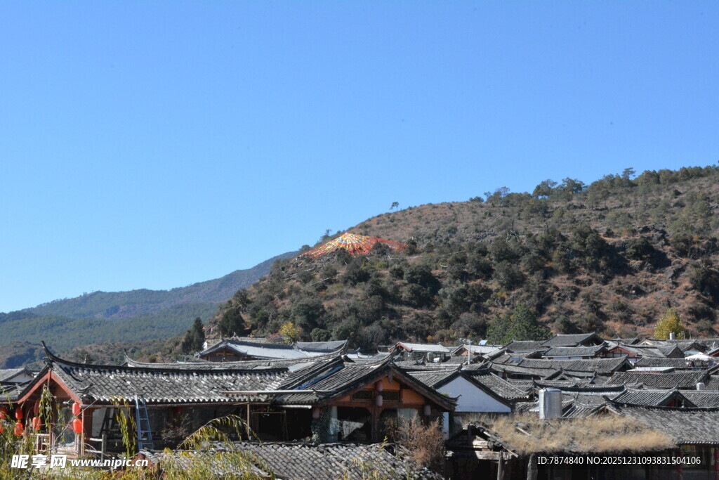 山间古村落美景