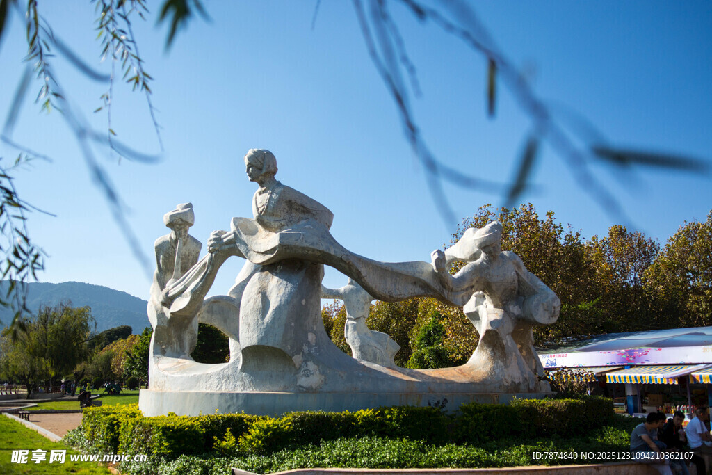 户外人物雕塑景观