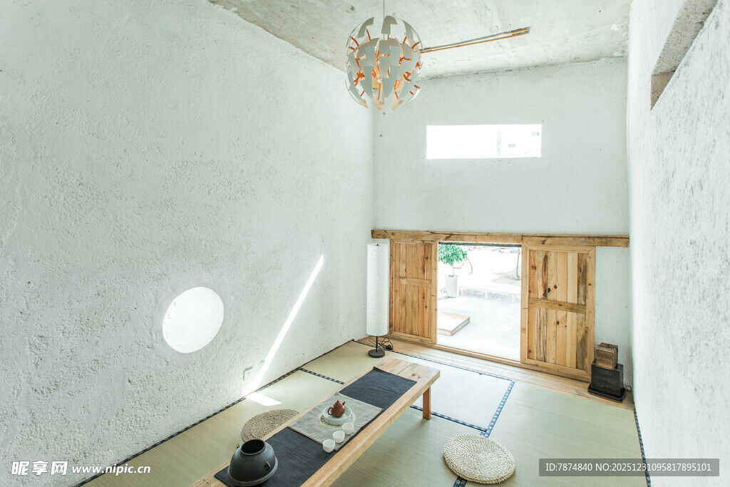 简约日式风客厅室内空间