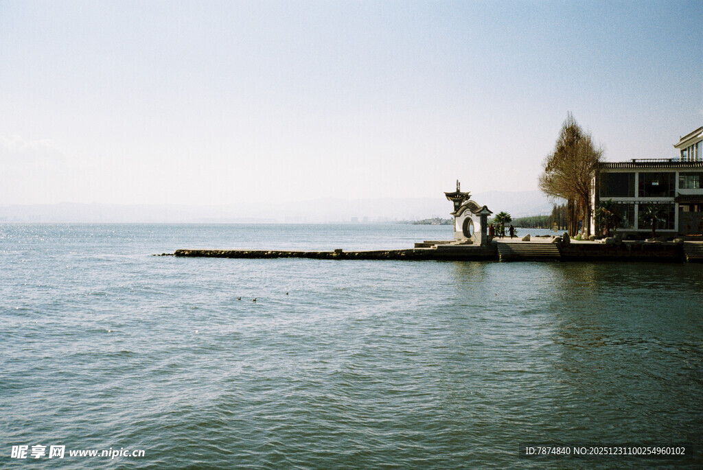 海边码头建筑景观