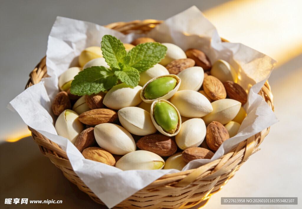 一篮美味坚果