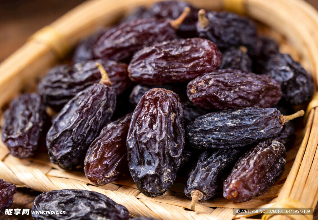 黑紫色葡萄干